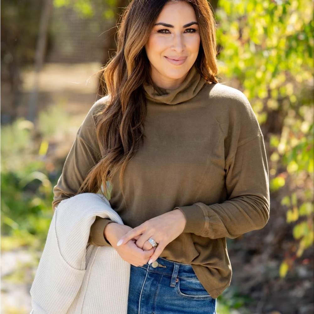 Olive Green Women's Sweater